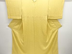 菊模様織り出し色無地着物